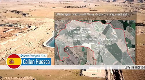 Irrigation Consortium in Callen Huesca, North East Spain – Irrigation Project