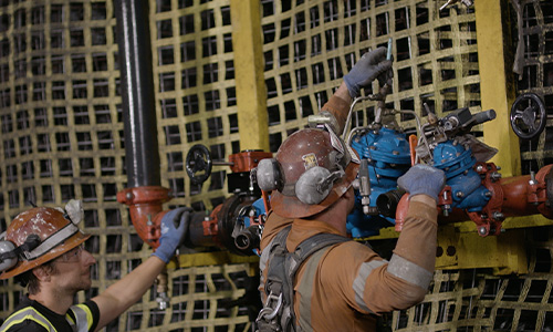 Eagle Mine – Stable Pressure Control for Deep Underground Water Systems 