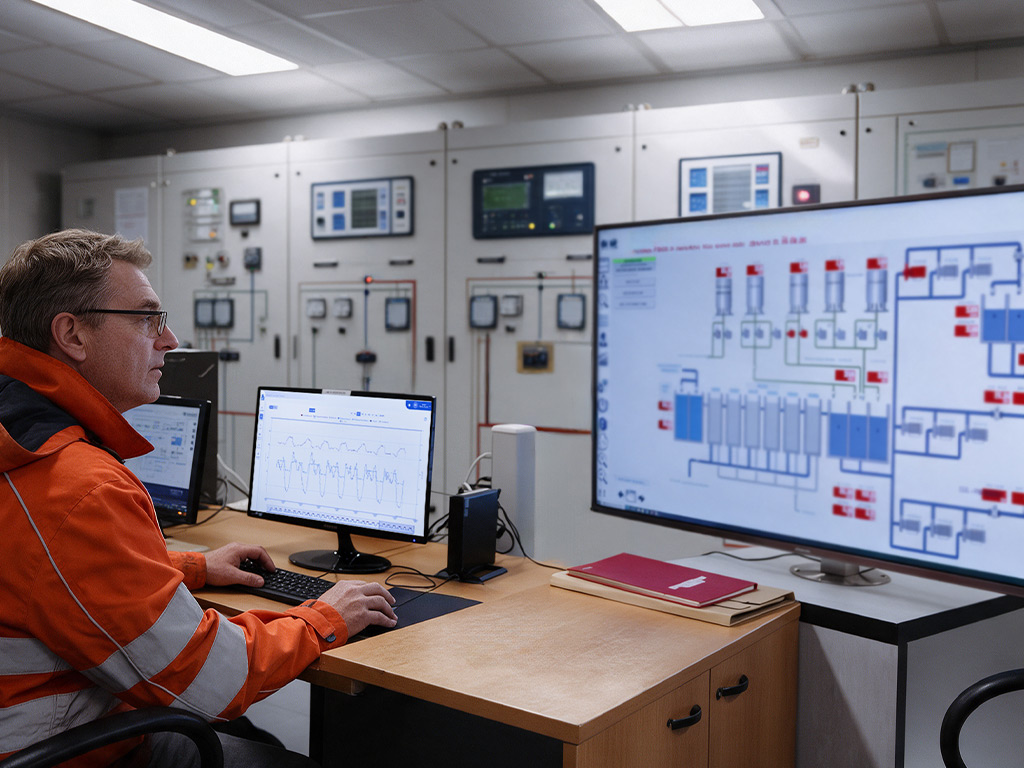 Water network control room